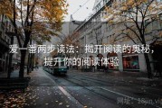 爱一番两步读法：揭开阅读的奥秘，提升你的阅读体验