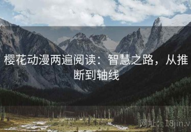 樱花动漫两遍阅读：智慧之路，从推断到轴线
